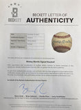 Mickey Mantle New York Yankees Signed American League Baseball BAS AC66412