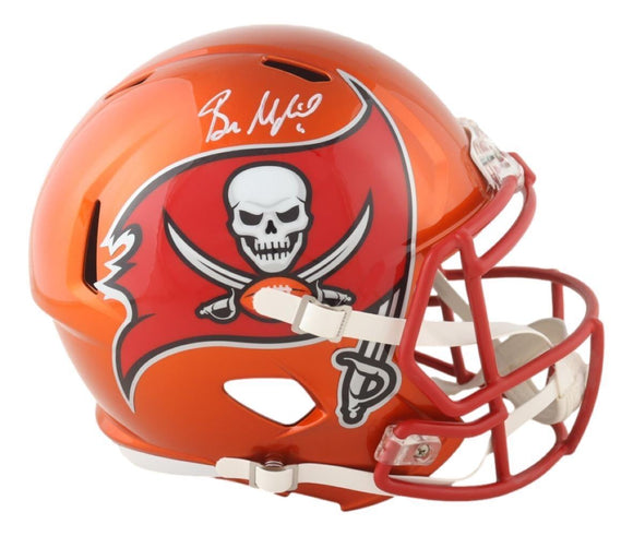 Baker Mayfield Signed Tampa Bay Buccaneers FS Flash Speed Replica Helmet BAS - Sports Integrity