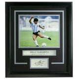 Diego Maradona Framed 8x10 Argentina Photo w/Laser Engraved Signature - Sports Integrity