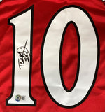 Teddy Sherringham Signed Manchester United Umbro Soccer Jersey BAS