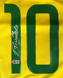 Rivaldo Signed Brazil Nike Soccer Jersey BAS