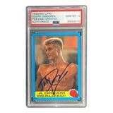 Dolph Lundgren Signed Ivan Drago 1985 Topps #40 Trading Card PSA/DNA Gem MT 10 - Sports Integrity