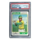 Bert Campaneris Signed Oakland A's 1974 Topps #155 Trading Card PSA/DNA - Sports Integrity