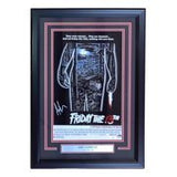 Ari Lehman Signed Framed Friday The 13th 11x17 Poster Photo JSA ITP - Sports Integrity