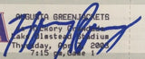 Hanley Ramirez Signed Unused Augusta Green Jackets 4/3/2003 Game Ticket SI