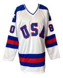 1980 USA Miracle On Ice (19) Team Signed Olympic Hockey Jersey American Made BAS - Sports Integrity