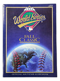 1992 MLB World Series Souvenir Scorebook - Sports Integrity