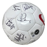 1999 USA Soccer Women's (19) Team Signed Nike Soccer Ball BAS LOA - Sports Integrity