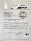 2001 Florida Marlins (32) Team Signed Rawlings Official MLB Baseball BAS LOA - Sports Integrity