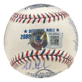 2009 MLB All Star (23) Multi Signed Official All Star Game Baseball BAS LOA - Sports Integrity