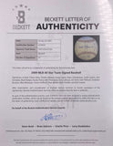 2009 MLB All Star (23) Multi Signed Official All Star Game Baseball BAS LOA - Sports Integrity