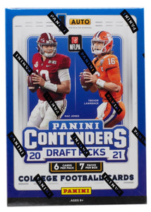 2021 Panini Contenders Draft Picks Blaster Sealed Football Trading Card Box - Sports Integrity