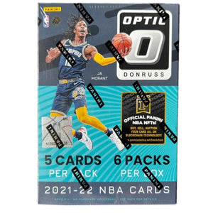 2021 - 22 Panini Donruss Optic NBA Basketball Blaster Box - Sports Integrity