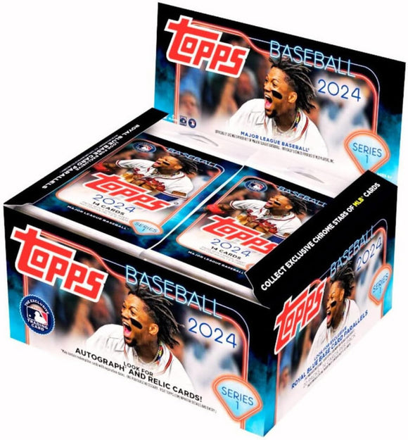 2024 Topps MLB Series 1 Baseball Card Retail Box