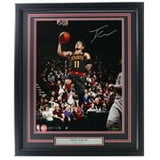 Trae Young Signed Framed Atlanta Hawks 16x20 Basketball Clean Look Photo Panini - Sports Integrity