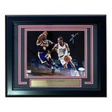 Allen Iverson Signed Framed 8x10 Philadelphia 76ers vs Kobe Bryant Photo JSA ITP - Sports Integrity