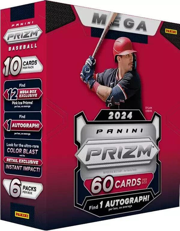 2024 Panini Prizm Baseball Card Mega Box - Sports Integrity