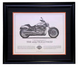 2003 Harley Davidson VRSCA V - Rod Framed 16x20 High Quality Print - Sports Integrity