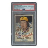 Rich Goose Gossage Signed Pirates 1977 Hostess #128 Trading Card PSA/DNA - Sports Integrity