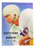 Pottstown vs Berwyn High School Football Program November 1 1952 - Sports Integrity