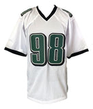 Jalen Carter Philadelphia Signed White Football Jersey BAS