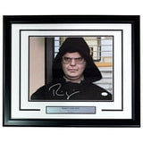 Rainn Wilson Signed Framed 11x14 The Office Dwight Schrute Hood Photo JSA - Sports Integrity