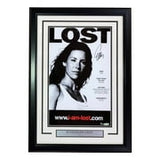 Evangeline Lilly Signed Framed 11x17 Lost Poster Photo UDA - Sports Integrity