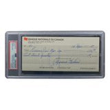 Maurice Richard Signed Montreal Canadiens Bank Check #90 PSA/DNA - Sports Integrity