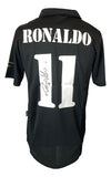 Ronaldo Signed Real Madrid Black Adidas Soccer Jersey BAS