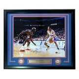 Allen Iverson Signed Framed 16x20 76ers vs Michael Jordan Photo JSA ITP - Sports Integrity