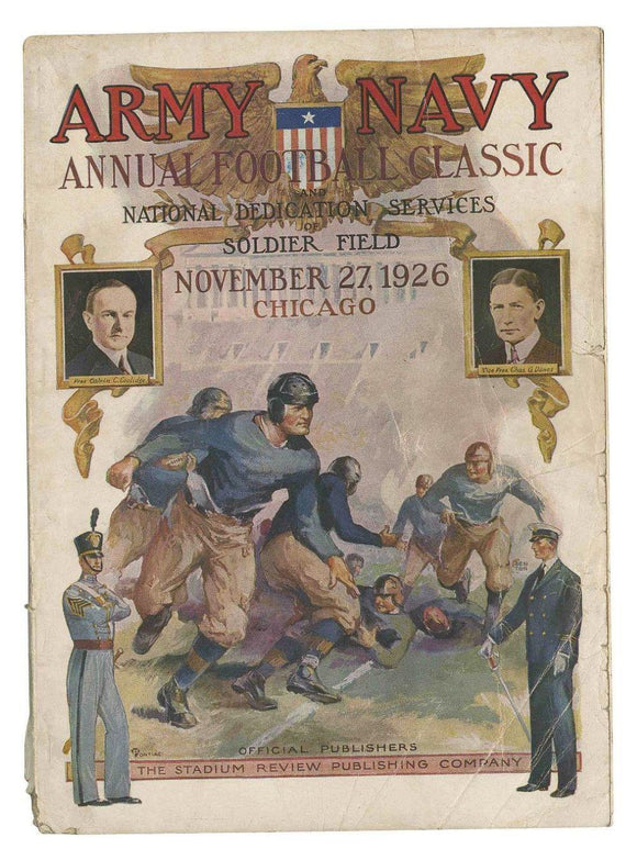 Army vs Navy November 27 1926 Official Game Program