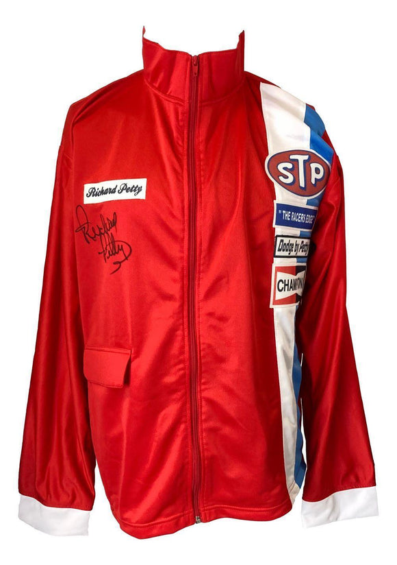 Richard Petty Signed Red Racing Jacket JSA Hologram