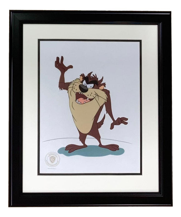 Tasmanian Devil Framed 10x14 1992 Looney Tunes Animation Cel