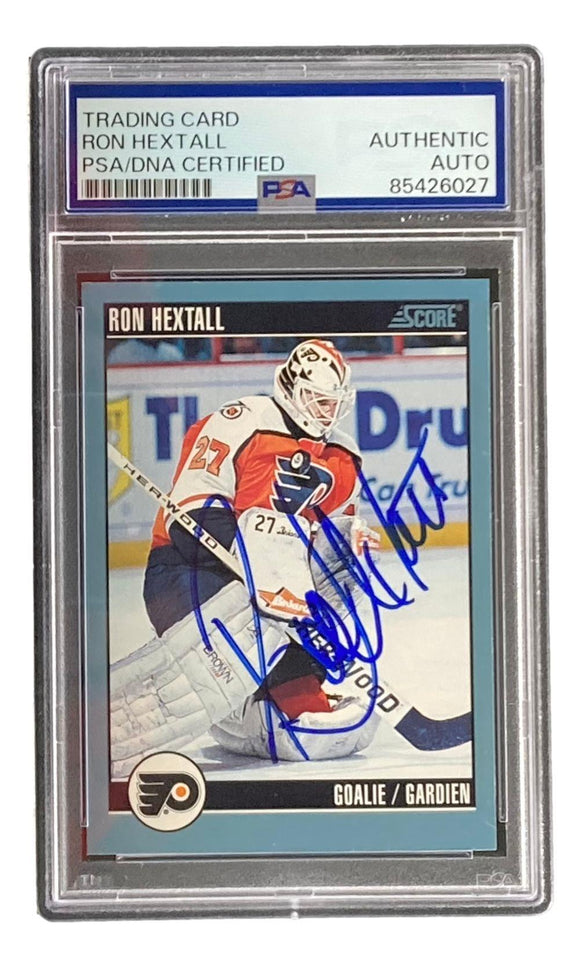 Ron Hextall Signed 1992 Pro Set #104 Philadelphia Flyers Card PSA