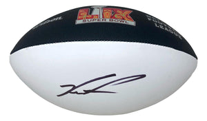 Jalen Carter Signed Philadelphia Eagles Super Bowl LIX Logo Football BAS