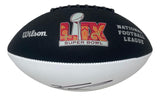 Jalen Carter Signed Philadelphia Eagles Super Bowl LIX Logo Football BAS