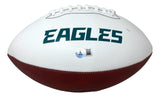 Jalen Carter Signed Philadelphia Eagles Logo Football BAS