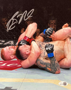 Bo Nickal Signed 8x10 UFC Choke Photo JSA ITP - Sports Integrity