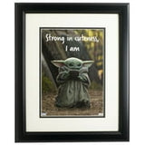 Baby Yoda The Mandalorian Framed 8x10 Cuteness Photo - Sports Integrity