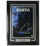 John Travolta Signed Framed 12x18 Battlefield Earth Poster Photo BAS ITP - Sports Integrity