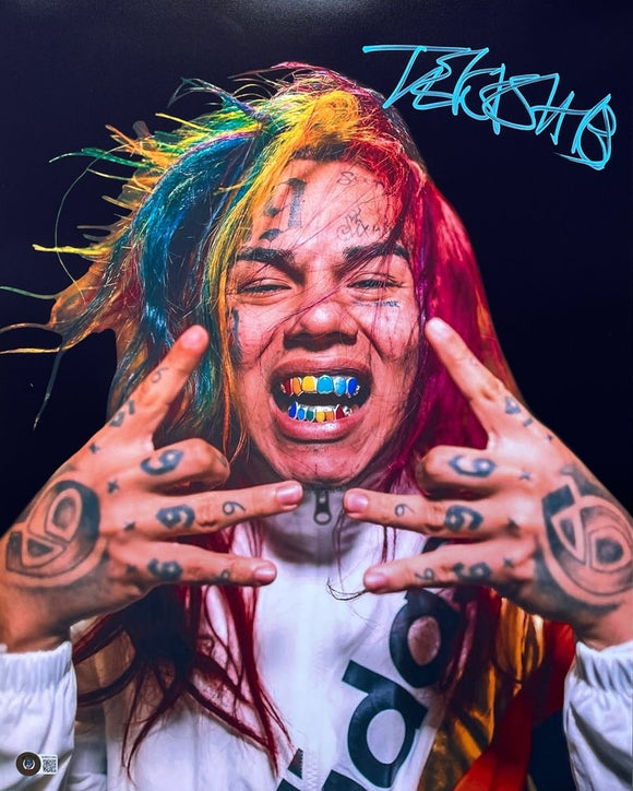 Tekashi 6ix9ine Signed 16x20 Photo BAS - Sports Integrity