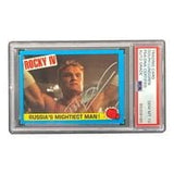 Dolph Lundgren Signed Ivan Drago 1985 Topps #31 Trading Card PSA/DNA Gem MT 10 - Sports Integrity