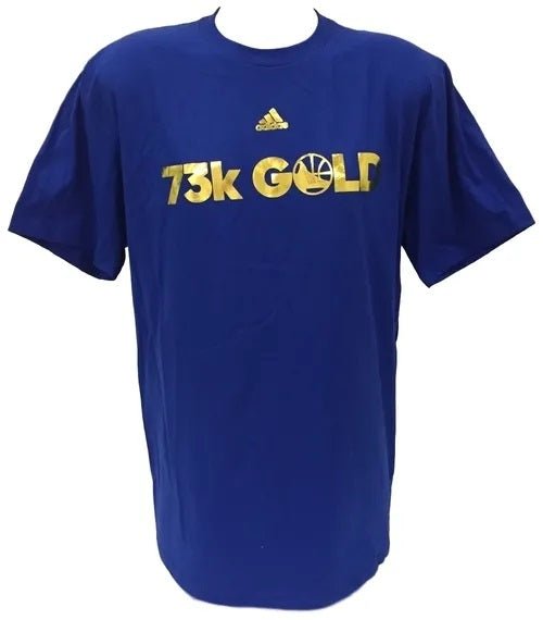 Golden State Warriors ADIDAS Men's 73K Gold T-Shirt Size Large - Sports Integrity