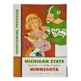 Michigan State vs Minnesota November 3 1962 Official Game Program - Sports Integrity