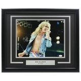 Joe Elliott Signed Framed 11x14 Def Leppard Blonde Hair Photo JSA ITP - Sports Integrity