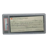 Maurice Richard Signed Montreal Canadiens Bank Check #607 PSA/DNA - Sports Integrity