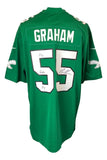 Brandon Graham Signed Eagles Kelly Green Nike Game Jersey Fly Insc JSA - Sports Integrity