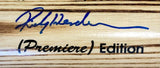 Rickey Henderson A's Signed Worth Autograph Model Baseball Bat BAS