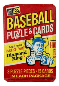 1982 Donruss MLB Baseball 15 Card Wax Pack - Sports Integrity