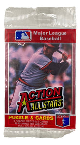 1984 Donruss Action All Stars Puzzle & Card Pack Fred Lynn Reggie Jackson - Sports Integrity